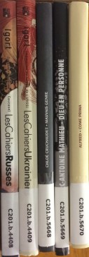 Recent graphic novel acquisitions.