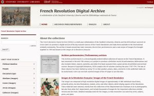 Screen shot of site