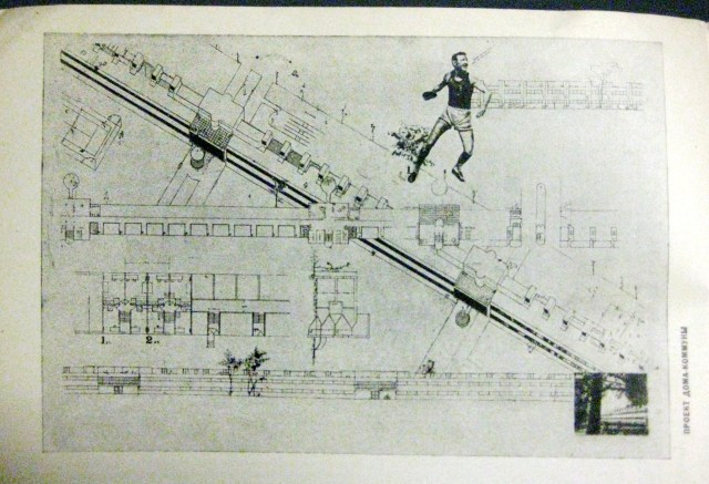 Montage plan for Kominternovsk (Sovremennaia arkhitekura, 3/1930; CCA.54.1045)