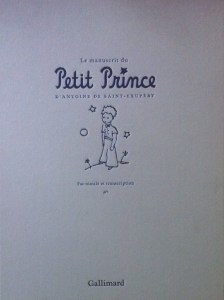 Le manuscrit du Petit Prince d’Antoine de Saint-Exupéry (S950.b.201.1914)