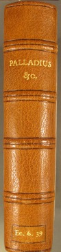 Spine of the new binding