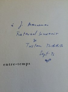 Entre temps (inscription)