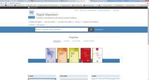ECLAC Digital Repository homepage