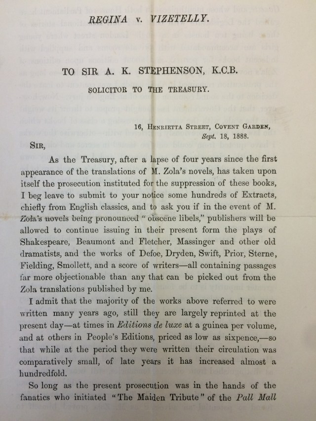 Letter from Henry Vizetelly (Ub.3.539)