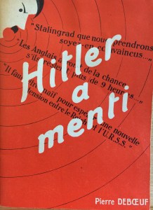 Hitler a menti - Cover