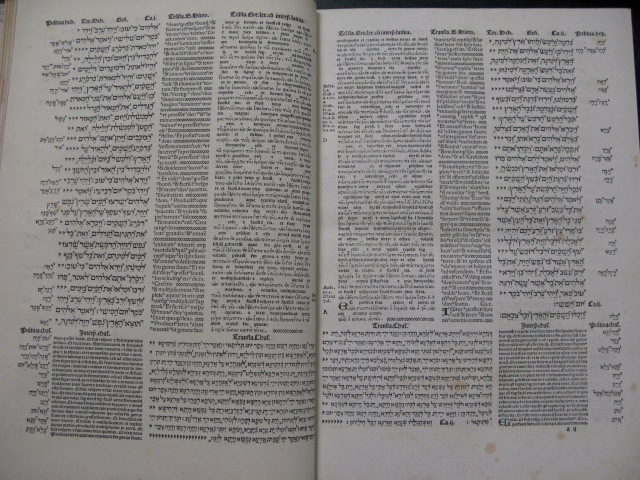 Pages from the Pentateuch in volume 1 (Young.1). Click on image to see enlarged.
