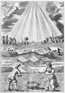 Plate 4 is an allegorical image in Mutus Liber.