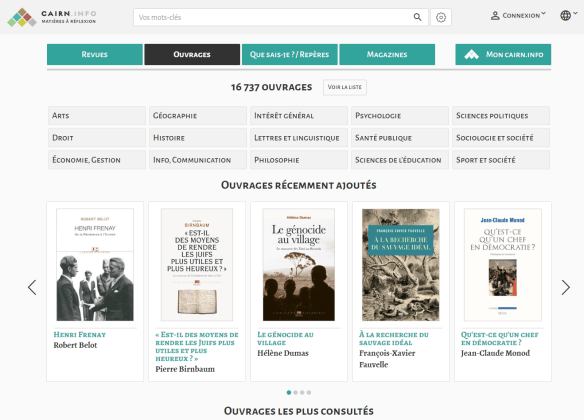 CAIRN ebooks