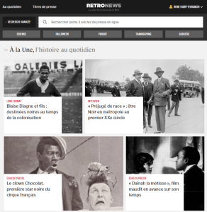 Retronews "A la une"