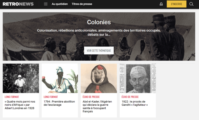 'Colonies' theme