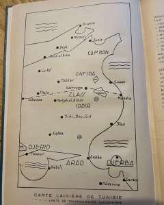 Les femmes et la laine à Djerba, map